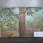 Painting Antique Painting on board View Landscape with Trees Original p1