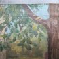 Painting Antique Painting on board View Landscape with Trees Original p1