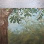 Painting Antique Painting on board View Landscape with Trees Original p1