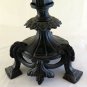 Candlestick Antique Style Baroque Cast Iron Burnished Light Candle CH3