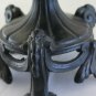 Candlestick Antique Style Baroque Cast Iron Burnished Light Candle CH3