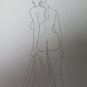 Three Drawings Vintage Nude Feminine Opera of Painter Modenese G.Pancaldi P28.9