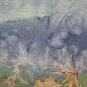 Old Painting Landscape Onirico Abstract Watercolour Basket 14 3/16x12 5/8in