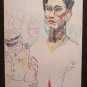 3 Drawings Sketching Opera Painter Modenese G.Pancaldi War Progionieri P28.7