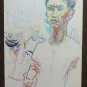 3 Drawings Sketching Opera Painter Modenese G.Pancaldi War Progionieri P28.7