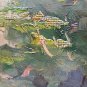 Painting Vintage Painting Oil on board Signed Garcia Landscape Countryside c4