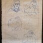 Drawing Antique Studio Preparatory Portraits Portrait Sketch Original P28.5