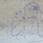 Drawing Antique Studio Preparatory Portraits Portrait Sketch Original P28.5