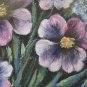 Painting Antique Signed Subject Floral Flowers Small Size First 900 R93