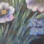 Painting Antique Signed Subject Floral Flowers Small Size First 900 R93