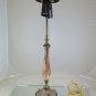 Table Lamp Lampshade Years Fifty Bronze and Alabaster Vintage R21