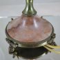 Table Lamp Lampshade Years Fifty Bronze and Alabaster Vintage R21