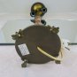 Table Lamp Lampshade Years Fifty Bronze and Alabaster Vintage R21