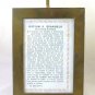 Two Old Cornci Altar Cards with cross Crucifix Frame Period GR11