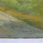 Painting Antique Signed Pancaldi Landscape Countryside with Horse half' '900