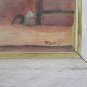 Painting Antique Oil View Dei Caruggi Di Genova Liguria Original G1