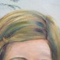Painting Oil Hand Painted Original Signed Portrait of Young Woman MTB1