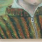 Painting Oil Hand Painted Original Signed Portrait of Young Woman MTB1