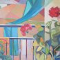 View from the Balcony Style Pop Painting Oil on Canvas the Painter Pacheco P22