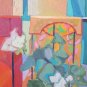 View from the Balcony Style Pop Painting Oil on Canvas the Painter Pacheco P22