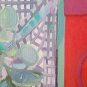 View from the Balcony Style Pop Painting Oil on Canvas the Painter Pacheco P22