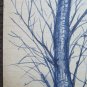 Antique Sketch Pen on Basket Years' 40 Drawing Sketching Trunk Tree P28.6