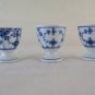 Three Eggcup Porcelain Royal Copenhagen 115 & 542 Egg Cups Denmark R124