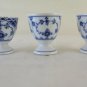 Three Eggcup Porcelain Royal Copenhagen 115 & 542 Egg Cups Denmark R124