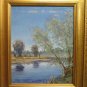 Landscape in style Impressionist Painting Antique Painting Oil Signed France R96