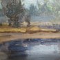 Landscape in style Impressionist Painting Antique Painting Oil Signed France R96