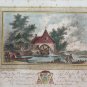 Antique Engraving Incision Monte Carlo Monaco Louis Andre of Grimaldi Frame G31