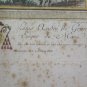 Antique Engraving Incision Monte Carlo Monaco Louis Andre of Grimaldi Frame G31