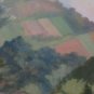 Hills from 'em Ilia-Romagna Painting Vintage Oil on board Signed P6