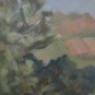 Hills from 'em Ilia-Romagna Painting Vintage Oil on board Signed P6