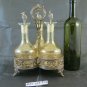 Cruet Antique Wilson's Sheffield Collection with Three Cruet of Glass Cruet PS12