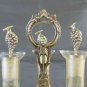 Cruet Antique Wilson's Sheffield Collection with Three Cruet of Glass Cruet PS12