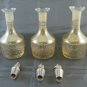 Cruet Antique Wilson's Sheffield Collection with Three Cruet of Glass Cruet PS12