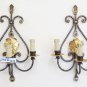 Couple Wall Light Vintage Wrought Iron Lamps Wall Chandelier Ch15
