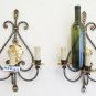 Couple Wall Light Vintage Wrought Iron Lamps Wall Chandelier Ch15