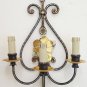 Couple Wall Light Vintage Wrought Iron Lamps Wall Chandelier Ch15