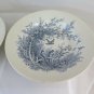 Sylva U&c Sarreguemines Pair of Ceramic Plates Faience France R84