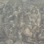 Engraving Antique Etching Battle Granico Alessandro Magno Charles the Brun X9
