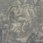 Engraving Antique Etching Battle Granico Alessandro Magno Charles the Brun X9