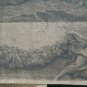 Engraving Antique Etching Battle Granico Alessandro Magno Charles the Brun X9