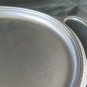 Two Trays Alessi Steel Vintage Tray for Capacity with Handles Side PS2
