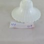 Small Candlestick Glass Milk First Twentieth Century Vintage Candle Holder R79