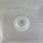 Small Candlestick Glass Milk First Twentieth Century Vintage Candle Holder R79