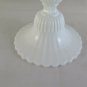 Small Candlestick Glass Milk First Twentieth Century Vintage Candle Holder R79