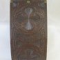 Antique Magazine Holder Wall Leather Denmark First Twentieth Century 1905 VS3