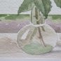 Small Painting Vintage D'Author Watercolour on Basket Blossom Floral P31
